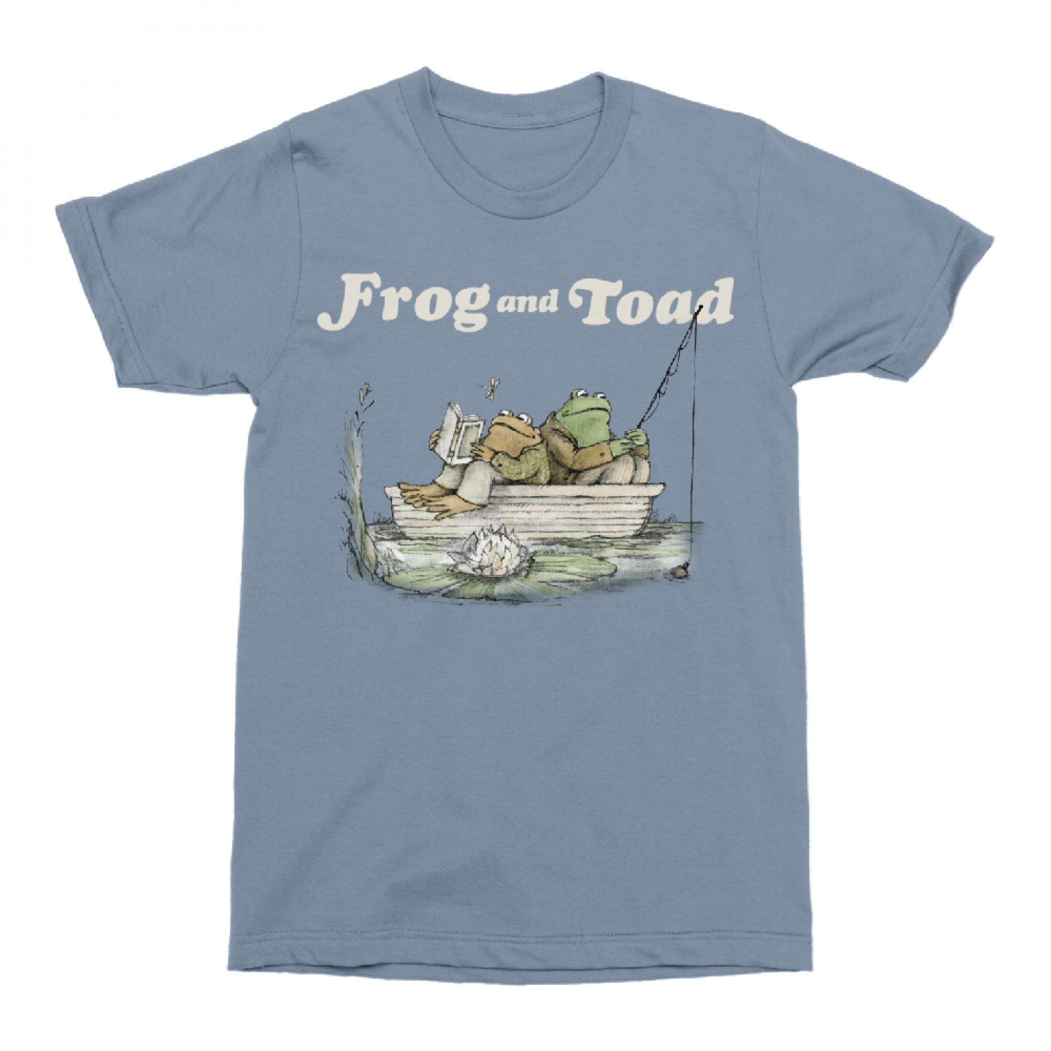 Frog and Toad Fishin' and Readin' T-Shirt